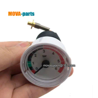LPG NG Gas Wall Hanging Furnace Accessories 0-6BAR Capillary Steam Pressure Gauge For Rinnai Gas Boilers Replacement