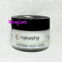 Natasha Skincare Lightening Night Cream 10 gram by dr Fredi Setyawan Original
