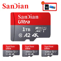 High Speed Flash Memory Card Class 10 128GB Micro TF SD Card 256GB A2 U3 micro sd memory Card 512GB 1TB For Phone Camera Drone
