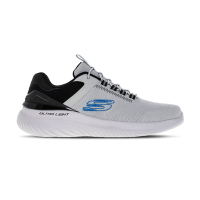 Skechers Bounder 2 男鞋 灰黑色 寬楦 套入式 緩衝 記憶 休閒鞋 232673WLGBK