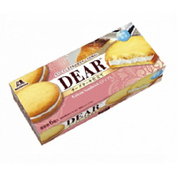 【江戶物語】MORINAGA 森永 DEAR 期間限定 起司風味夾心餅 6入 奶油餅乾 夾心餅乾 蛋糕派 日本原裝進口
