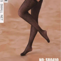 HASUKI 1/12 SB04 Action Figure 3D Shero Stockings Small Net Seamless Mesh Sock Model Toy fit 6" Body Action Figure Doll