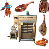 Commercial Stainless Steel 100kg Sausage Smoker Oven Electric Chicken Meat Fish Smoke Machine for Sale