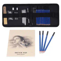 XYSOO 70 Piece Sketch Pencil Art Painting Set Drawing Pencil Kit