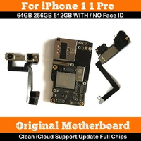 American LL/A Version Clean iCloud Full Working Ok Plate for iPhone 11 Pro Motherboard Support System Update Logic Boards 256GB