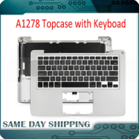New for Macbook Pro 13" A1278 US UK English French German Spanish Keyboard Topcase Palm Rest with Backlight 2011 2012 Year
