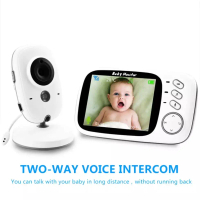 พร้อมส่งจากไทย VB603 Video Baby Monitor 2.4G ไร้สาย LCD ขนาด 3.2 นิ้ว WAY Talk Night Vision การเฝ้าร