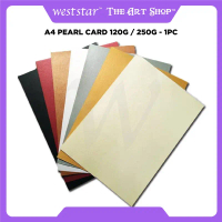 [WE-ARTS] A4 Pearl Card 120g / 250g - 1pc | Design School Student Art DIY Cutting Decoration Creativ