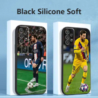 Phone Case for Samsung A52 A53 A12 A13 A32 A50 A21s A23 A51 A71 A33 A54 A31 A03 A70 A14 Football Superstar M-Messi 10 Print
