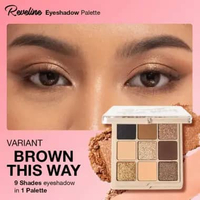 REVELINE Eyeshadow Palette | Make Up Pallete Eyeshadow Brown This Way