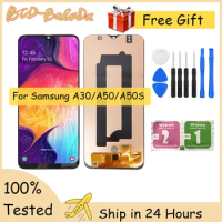 INCELL/AMOLED Display for Samsung Galaxy A30 A50 A50S LCD TFT Digitizer Touch Screen A305 A505 Assembly LCD Replacement