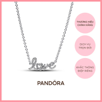 [CHÍNH HÃNG]Dây Chuyền Bạc Pandora Moments Mặt Chữ Love