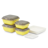 【GOURLAB】GOURLAB 檸檬黃 多功能烹調盒系列-多功能六件組 (附食譜)