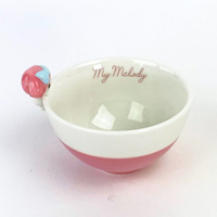 【震撼精品百貨】My Melody 美樂蒂~日本三麗鷗Sanrio 美樂蒂陶瓷茶碗 飯碗-杯緣趴趴*27395