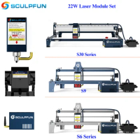 SCULPFUN S30 Ultra 22W Laser Module Laser Head Air Assist Pump XY Limit Switch for S6/S9/S30/S30Pro/S30Pro Max Laser Engraver