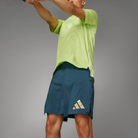 Adidas Hiit Entry Sho [IM1132] 男 短褲 亞洲版 運動 訓練 健身 中腰 吸濕排汗 藍綠