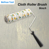 9inch Cloth Roller Brush Rollers for Wall Decoration 230mm Textured Roller Art Painting Tools Pattern Paint Roller Decorative