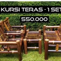 KURSI BAMBU 1 SET