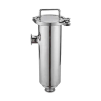 SUS316 Stainless Steel Elbow Fit 19/25/32/38/51/63mm Pipe x 1.5" 2" 2.5" Tri Clamp In-line Filter Strainer Homebrew Beer Brewing