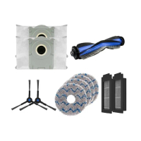 【YOLOMI】科沃斯 T50 Pro Omni 高品質副廠耗材套餐組(主刷×1 邊刷×2 濾網×2 拖布×4 集塵袋×2)