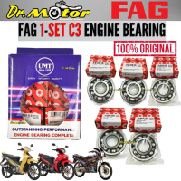 Engine Bearing Set Enjin FAG C3 Bering Enjine Racing Y15ZR LC135 EX5 Wave FZ150 KRISS 100% Original
