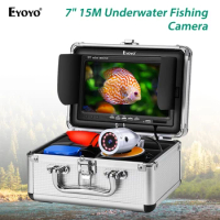 Eyoyo EF07 Fish Finder Underwater Fishing Camera 1000TVL 12pcs Infrared Lamp deeper Fishfinder fishing accessories Video Camera