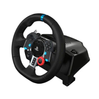 Logitech G29 Dual Engine Race Wheel with pedals that respond to PlayStation 4