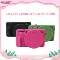 Silicone Case Bag Body Cover Frame Skin Protector for Canon PowerShot G5 X Mark II G5XII PowerShot G7 X Mark II III G7XII G7XIII
