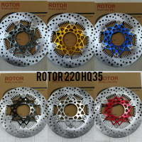 PROMO Disc Piringan Cakram Depan Ukuran 220mm ROTOR Floating Monel 6 Mio Beat Mio Soul Sporty Scoopy