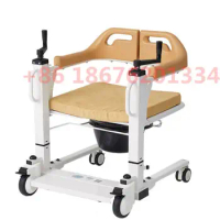 New Products Patient Transport Chair Infusion Wheelchair Commode Toilet Chair For Disability