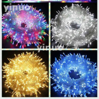 Dây Đèn Led trang trí 50m 100m trang trí quán cà phê ngoài trời giáng sinh cây thông noel có cục điề