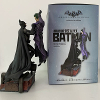 Batman VS Joker Action Figure Arkham koleksi Model mainan komik Anime Bruce Wayne Joker Figurine dengan patung besar asas