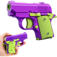 Mini 1911 3D Printed Small Pistol Toys Gun Stress Relief Toys For Adults Fidget Toys For Relieving ADHD Kids Gift