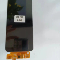 5.8 ''untuk Samsung Galaxy A20 Tampilan LCD Layar Sentuh Perakitan Digitizer LCD dengan Bingkai