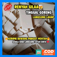 (1kg) Mentah Keripik pangsit bawang/ Kulit pangsit/ pangsit goreng/ kripik