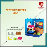 Minion Figures Precool Blokees Model kit Bob Otto Stuart Kevin Jelly Factory Series Jelly Factory - 