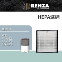【RENZA】適用3M FD-Y160L FD-Y180L FD-Y200L 深呼吸空氣清淨除濕機(HEPA濾網 濾芯)