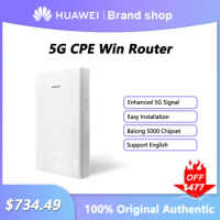 Unlocked Huawei 5G CPE Win Router H312-371 Outdoor WiFi Repeater NSA SA Network Modes Signal Amplifier With Sim Card Slot