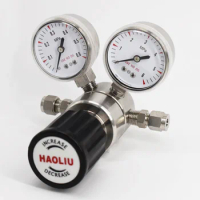 Low Pressure High Pressure Gas Air Oxygen Helium Regulator With Gauge and Pressure Reducing Valve