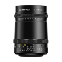 TTArtisan 100mm F2.8 MF Full Frame Soap Bubble Bokeh Camera Lens for M42-Mount Adapt to Sony E Fujifilm XF Nikon Z-Mount