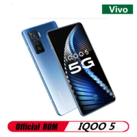 DHL Fast Delivery Vivo IQOO 5 5G Cell Phone 6.56" 120HZ 12GB RAM 256GB ROM 50.0MP 55W Super Charger Snapdragon 865 Android 10.0
