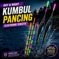TaffSPORT Pelampung Pancing Elektronik Bercahaya dalam Gelap LED Luminous Fishing Float 1 PCS
