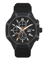 นาฬิกาข้อมือผู้ชาย UFC King Chronograph รุ่น TW2V87200 สายซิลิโคน สีดำ