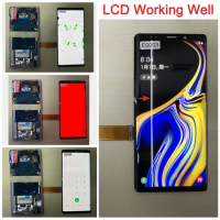 Line spot defect for Samsung Galaxy Note 9 LCD Display For Touch Screen For Samsung Note9 SM-N960F, SM-N9600 Display with Point