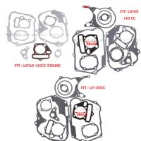 Lifan 140cc 150cc 125cc Engine Gasket Repair Complete Kit For SDG SSR ZONGSHEN LONCIN KAYO IMR Pit Dirt Bike ATV Buggy