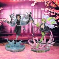Demon Slayer Anime Figure Mitsuri Kanroji Shinobu Kocho Kimetsu No Yaiba Girls Action Doll Figure Figurine Toys Gift 20-23CM