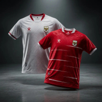 JERSEY TIMNAS TERBARU - FANTASY KELM3 - DENGAN BAHAN TIMBUL TOPO EMBOS - UNISEX PRIA DAN WANITA - JE
