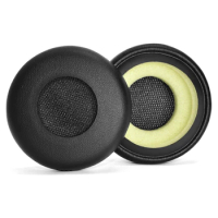 1Pair Leather Cushion Cover Compatible For Jabra Evolve 20 20se 30 30II 40 65 65+ Fashion Pads Cover Earpads Sponge Soft