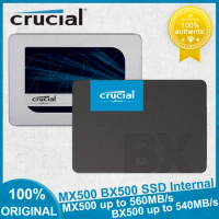 Crucial MX500/BX500 500GB 1TB 2TB Internal Solid State Drive Hard Disk Drive 2.5 SATA3 SSD for Dell Lenovo Asus Laptop Desktop