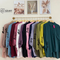 HSS - KEMEJA OVERSIZE POLOS BB 100Kg  Atasan Wanita Jumbo